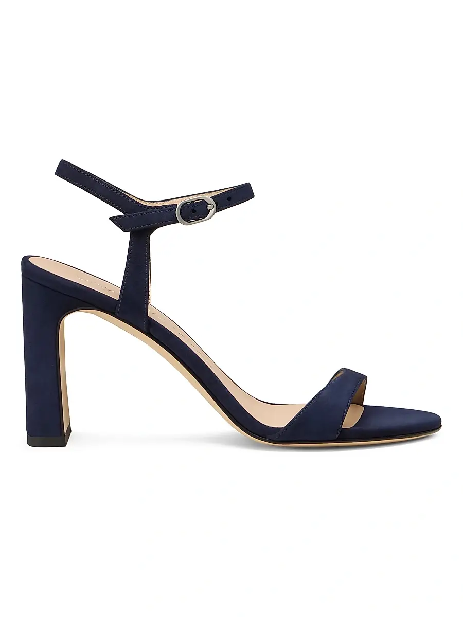 Stuart Weitzman Women's Babette 85MM Suede Sandals