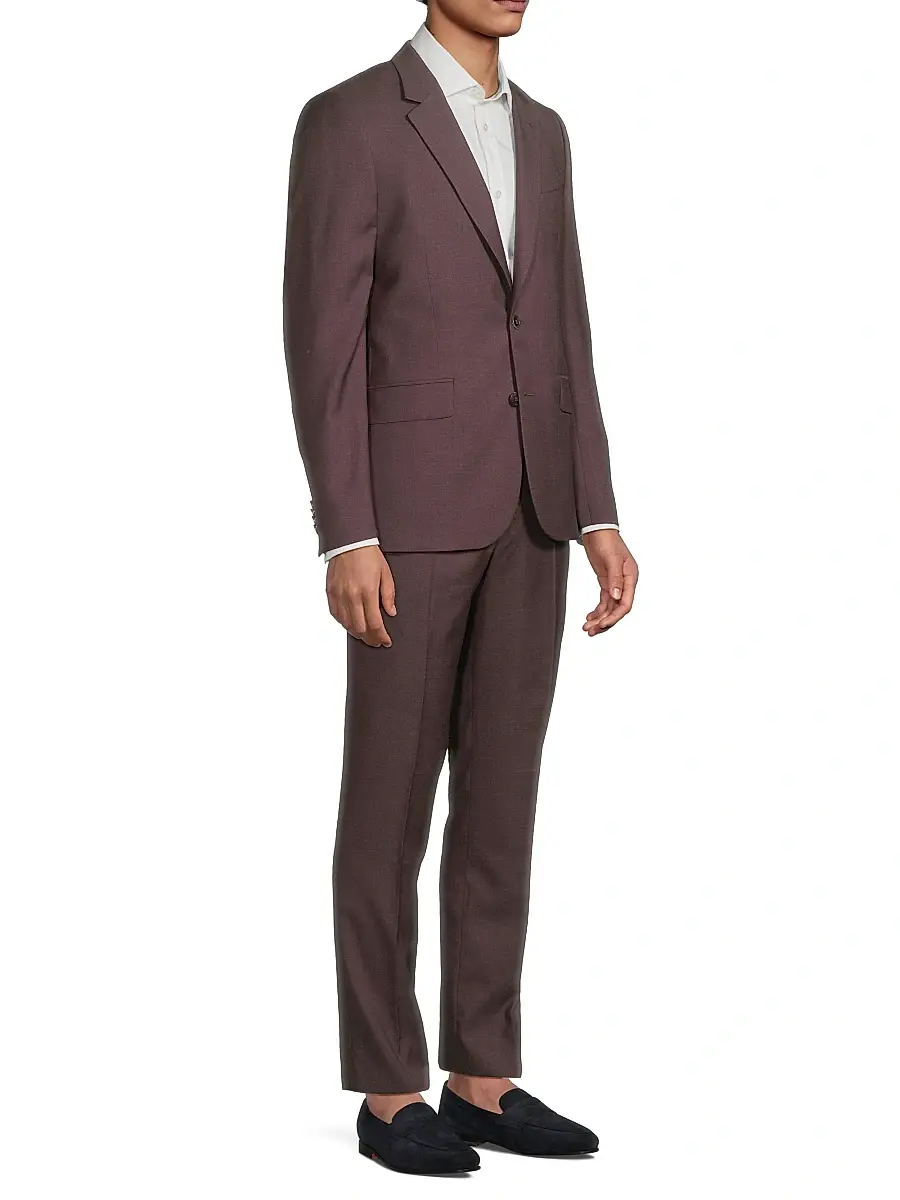 Paul Smith Men's Soho Fit Wool Suit | Thumbnail 4