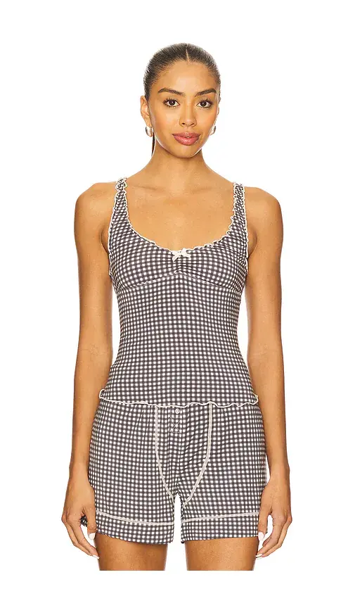 WeWoreWhat Lettuce Edge Tank | Image 1 WeWoreWhat Lettuce Edge Tank | Image 1