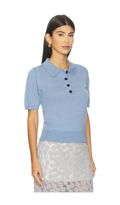 Maude Club Darcy Polo Top | Thumbnail 2