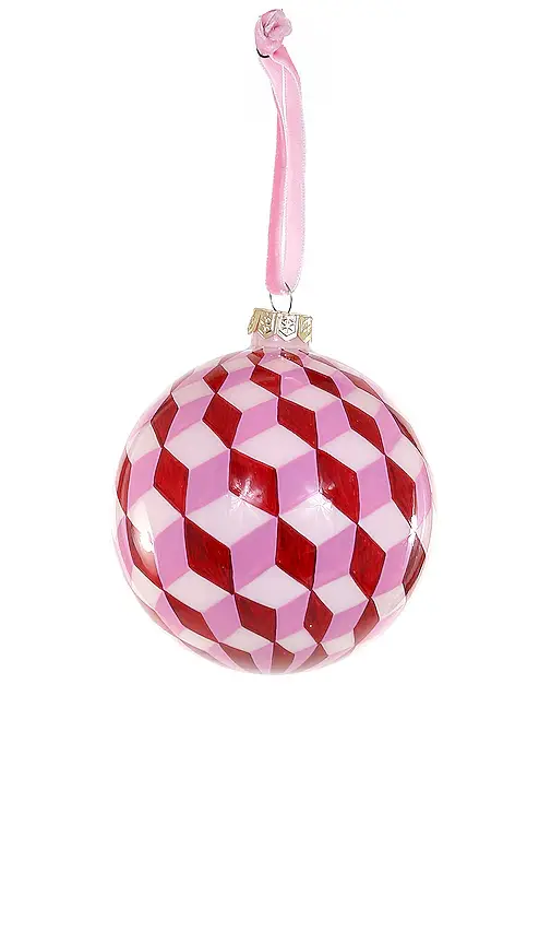Tumbling Block Medium Bauble Ornament