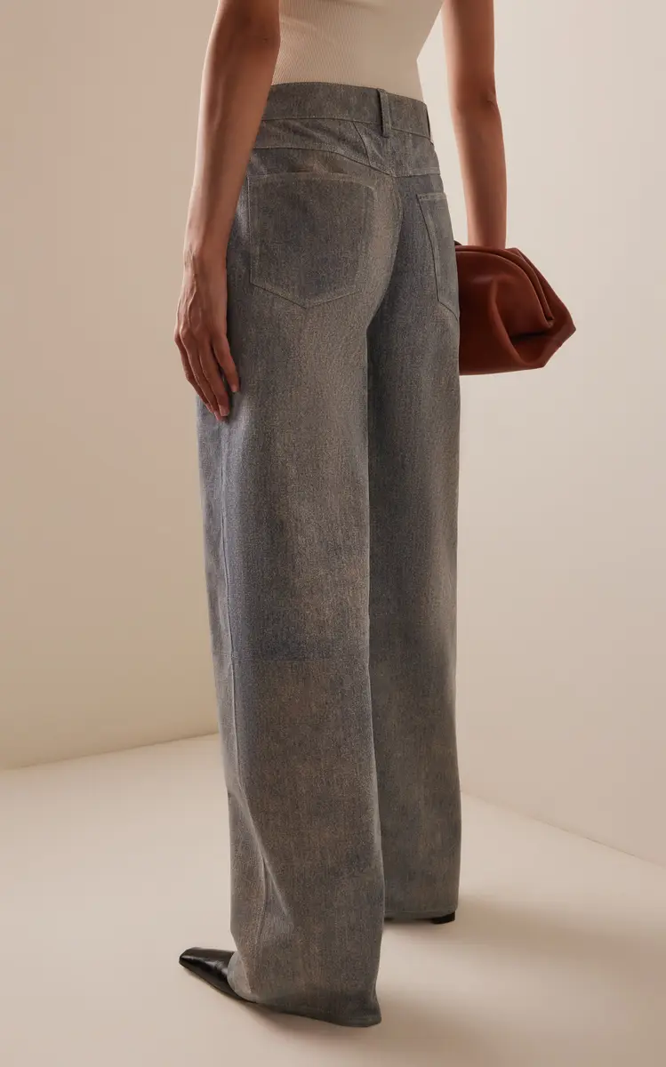 Closed Nikka Denim-Printed Suede | Thumbnail 4 Closed Nikka Denim-Printed Suede | Thumbnail 4