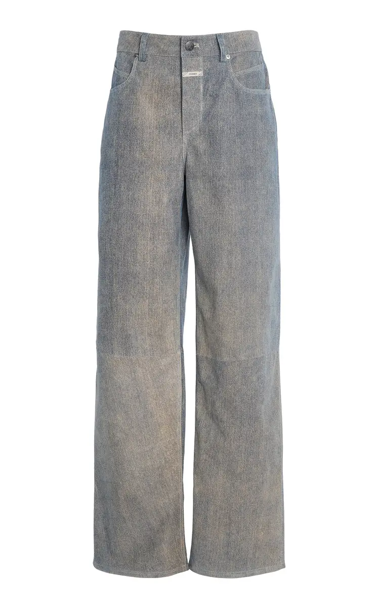 Closed Nikka Denim-Printed Suede | Thumbnail 6 Closed Nikka Denim-Printed Suede | Thumbnail 6