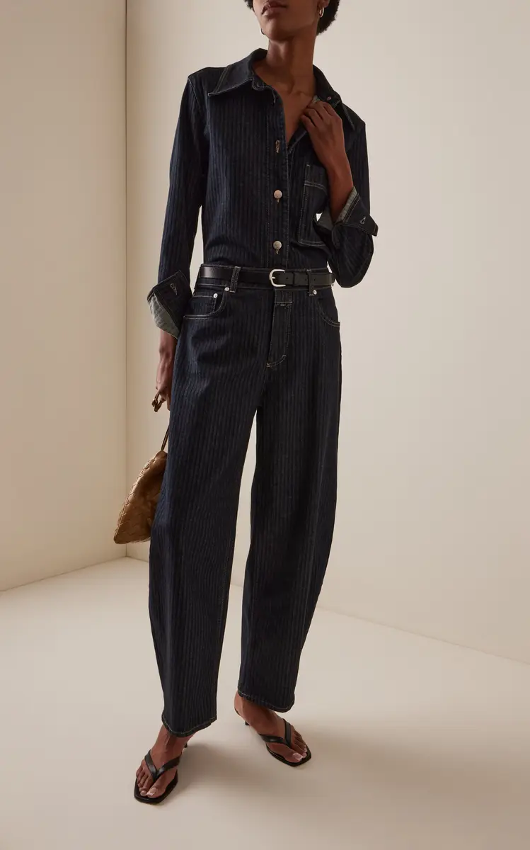 CLOSED Jazzie Herringbone Stretch Mid-Rise Barrel Jeans | Thumbnail 2 CLOSED Jazzie Herringbone Stretch Mid-Rise Barrel Jeans | Thumbnail 2