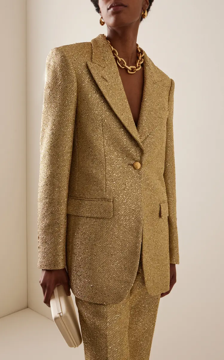 Sergio Hudson Sequined Blazer | Thumbnail 2 Sergio Hudson Sequined Blazer | Thumbnail 2
