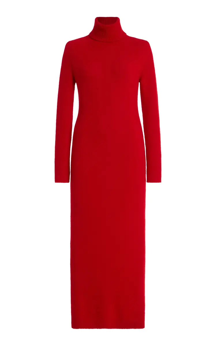 Sergio Hudson Cashmere-Wool Midi Dress | Image 1 Sergio Hudson Cashmere-Wool Midi Dress | Image 1