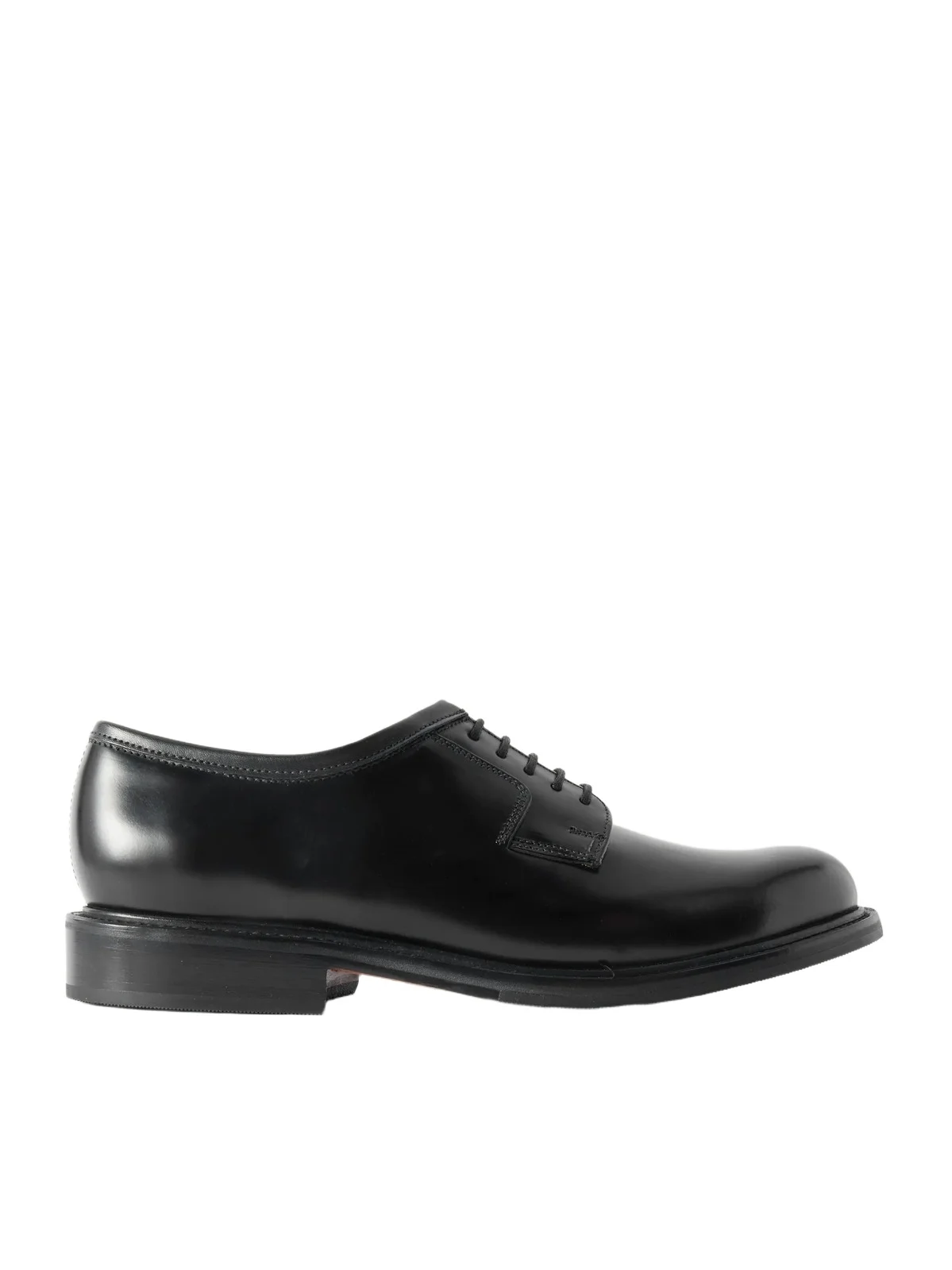 Grenson Camden Polished-Leather Derby Shoes - Men