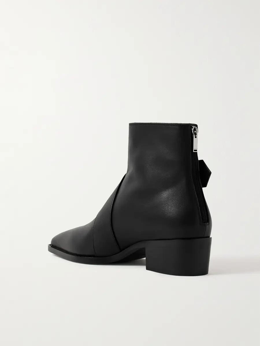 Alexander McQueen Buckled Leather Boots - Men | Thumbnail 4