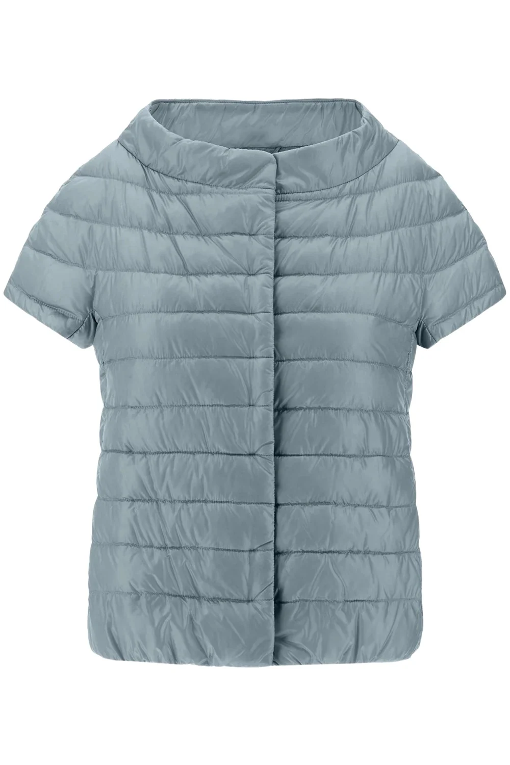 HERNO Iconico Emilia Cap Sleeve - Blue Grey