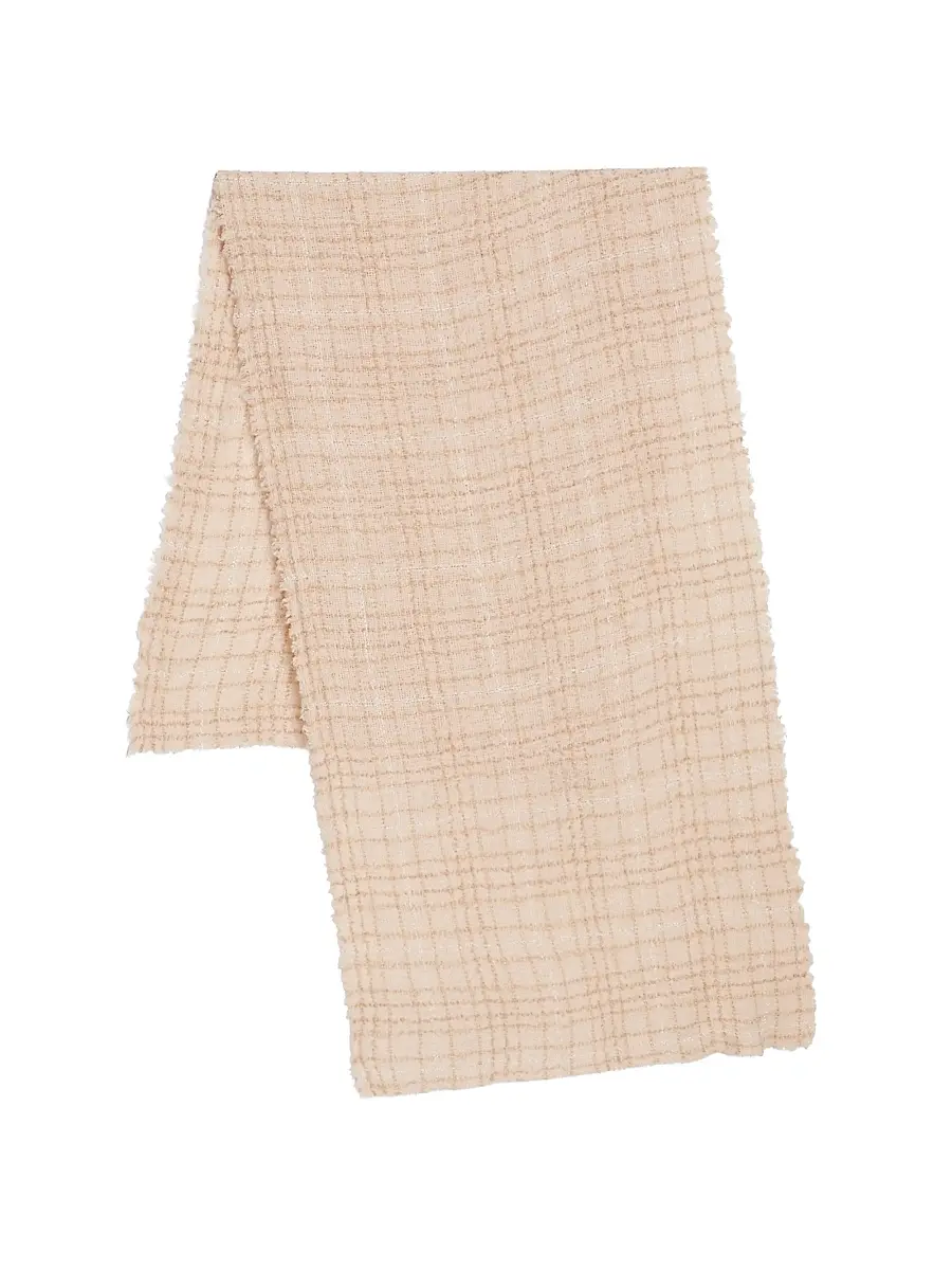 FALIERO SARTI Women's Manon Plaid Wool-Blend Scarf | Thumbnail 3 FALIERO SARTI Women's Manon Plaid Wool-Blend Scarf | Thumbnail 3