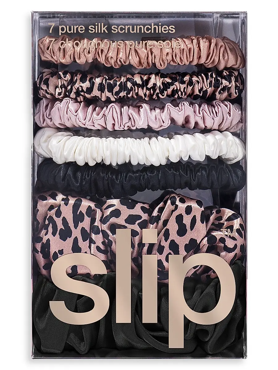 slip Women's Slip Silk 7-Piece Hair Scrunchies Set - Pixie | Thumbnail 2 slip Women's Slip Silk 7-Piece Hair Scrunchies Set - Pixie | Thumbnail 2