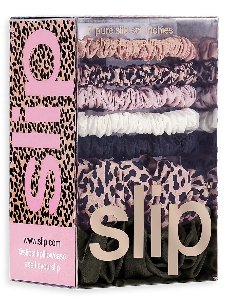 slip Women's Slip Silk 7-Piece Hair Scrunchies Set - Pixie | Thumbnail 3 slip Women's Slip Silk 7-Piece Hair Scrunchies Set - Pixie | Thumbnail 3