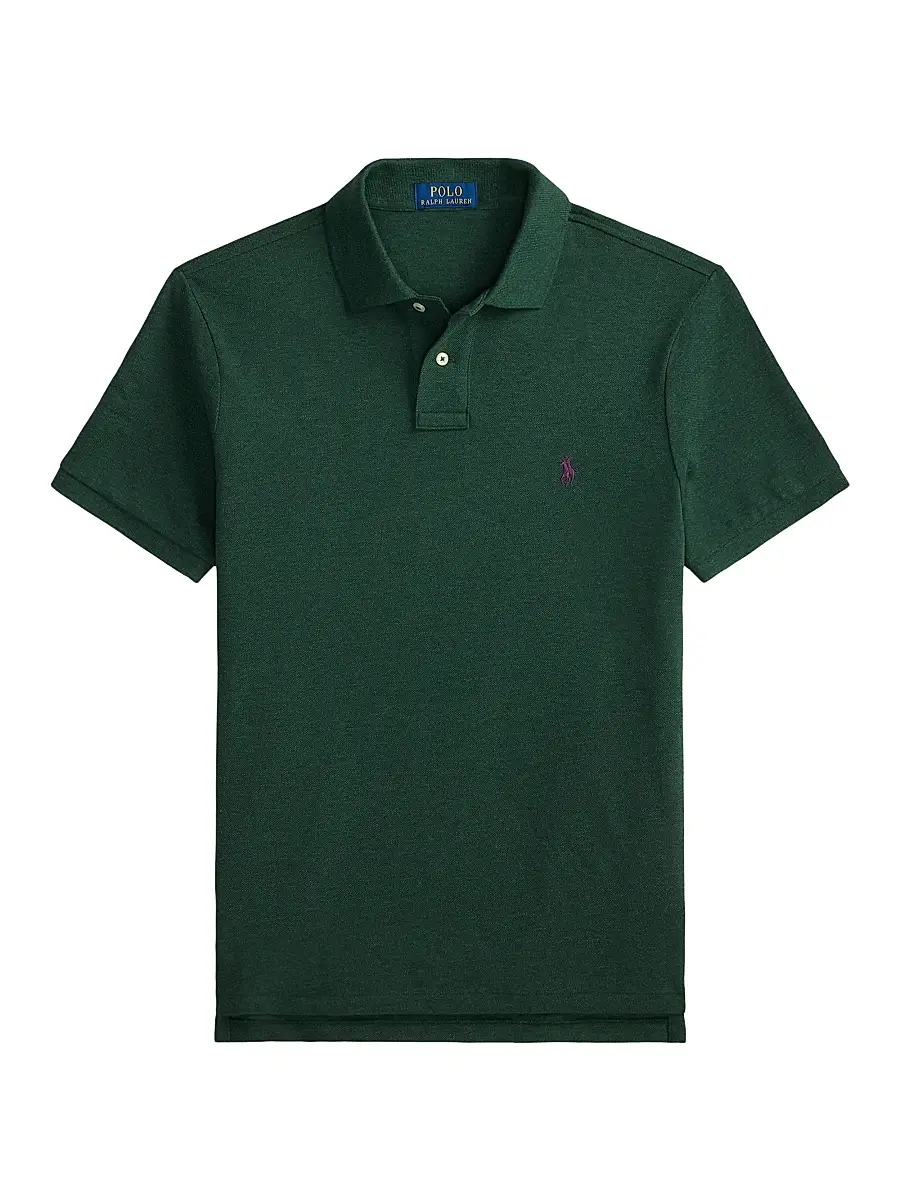 Polo Ralph Lauren Men's The Iconic Cotton Mesh Polo Shirt - Grey Cloud Heather | Thumbnail 17 Polo Ralph Lauren Men's The Iconic Cotton Mesh Polo Shirt - Grey Cloud Heather | Thumbnail 17