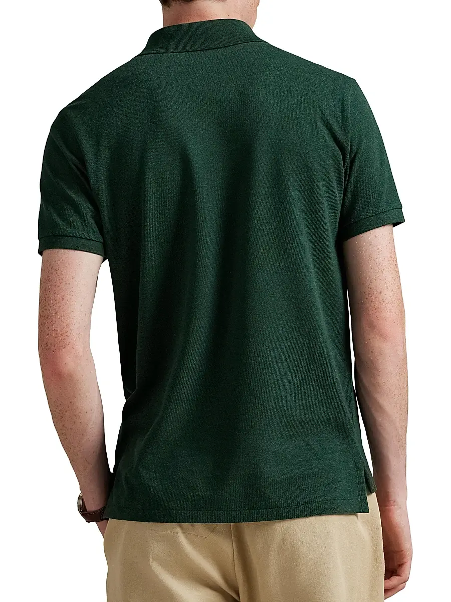 Polo Ralph Lauren Men's The Iconic Cotton Mesh Polo Shirt - Grey Cloud Heather | Thumbnail 20 Polo Ralph Lauren Men's The Iconic Cotton Mesh Polo Shirt - Grey Cloud Heather | Thumbnail 20