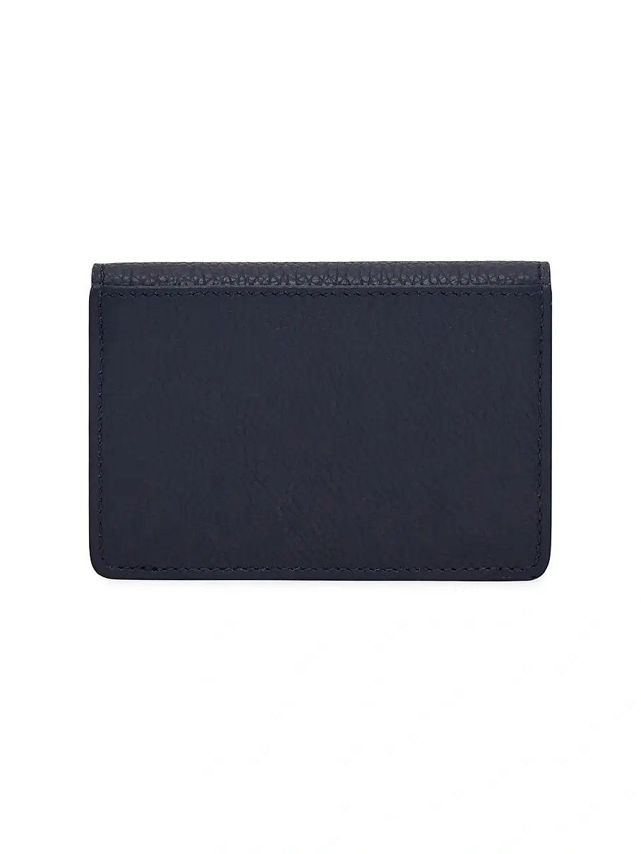 FERRAGAMO Women's Gancini Wallet - Navy Haze Optic White | Thumbnail 4 FERRAGAMO Women's Gancini Wallet - Navy Haze Optic White | Thumbnail 4