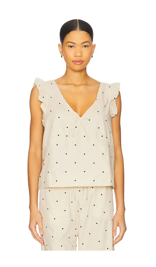 WeWoreWhat Ruffle Sleeve Boxy Top | Image 1 WeWoreWhat Ruffle Sleeve Boxy Top | Image 1