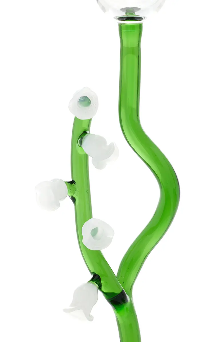 Moda Domus Lily of the Valley Set-of-Two Glass Candlesticks | Thumbnail 2 Moda Domus Lily of the Valley Set-of-Two Glass Candlesticks | Thumbnail 2