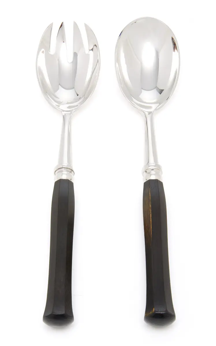 Alain Saint-Joanis Riviera Silver-Plated Ebony Salad Set | Thumbnail 5 Alain Saint-Joanis Riviera Silver-Plated Ebony Salad Set | Thumbnail 5