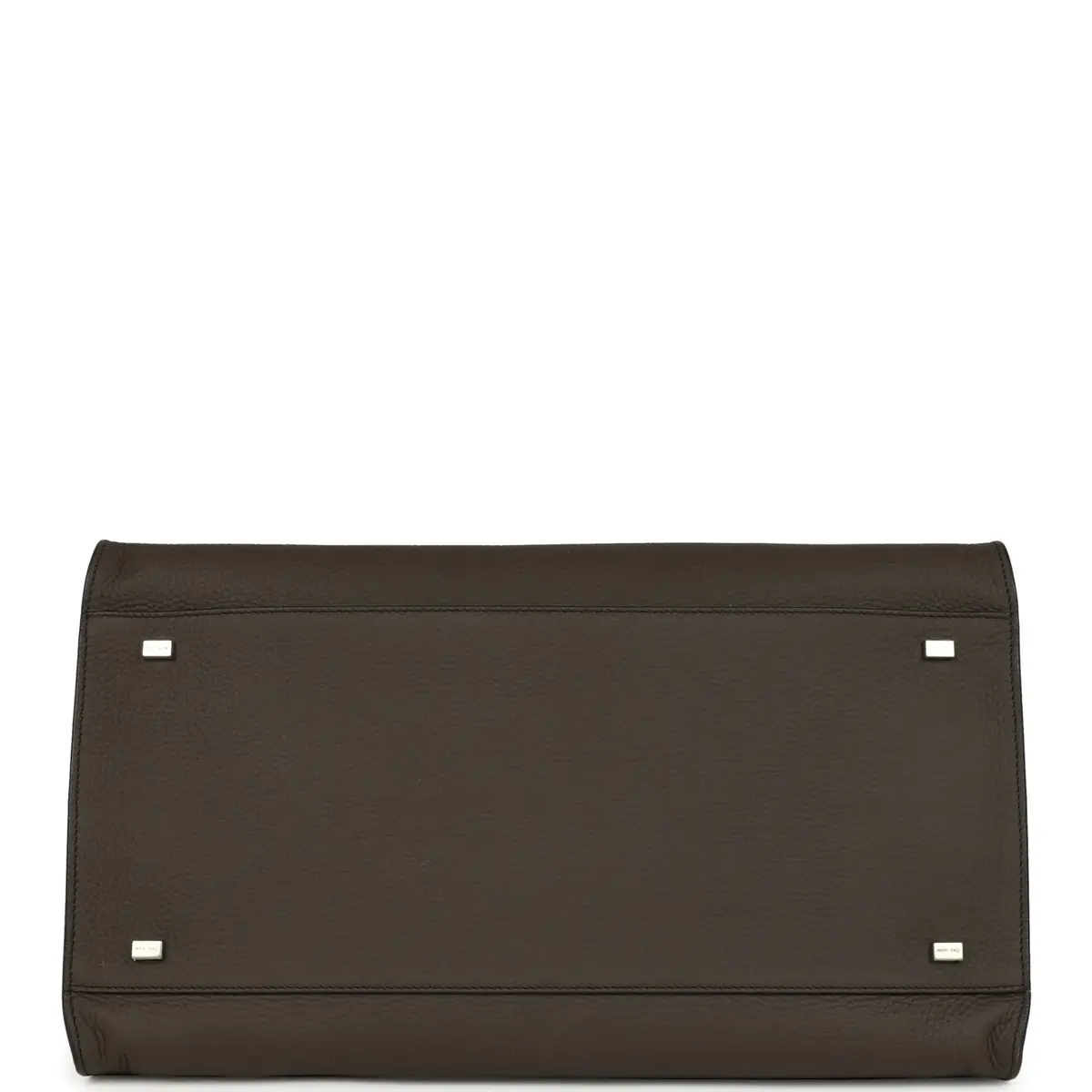 The Row The Row Soft Margaux 15 Bag Mid Grey Calfskin Silver Hardware | Thumbnail 6