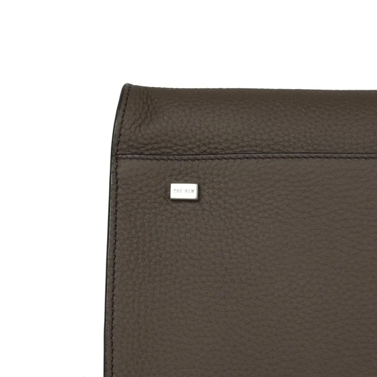The Row The Row Soft Margaux 15 Bag Mid Grey Calfskin Silver Hardware | Thumbnail 8