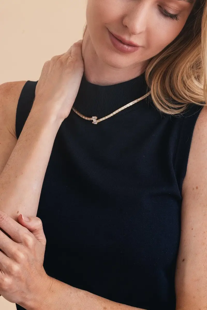 Anita Ko Diamond Saturn Choker Necklace | Thumbnail 5