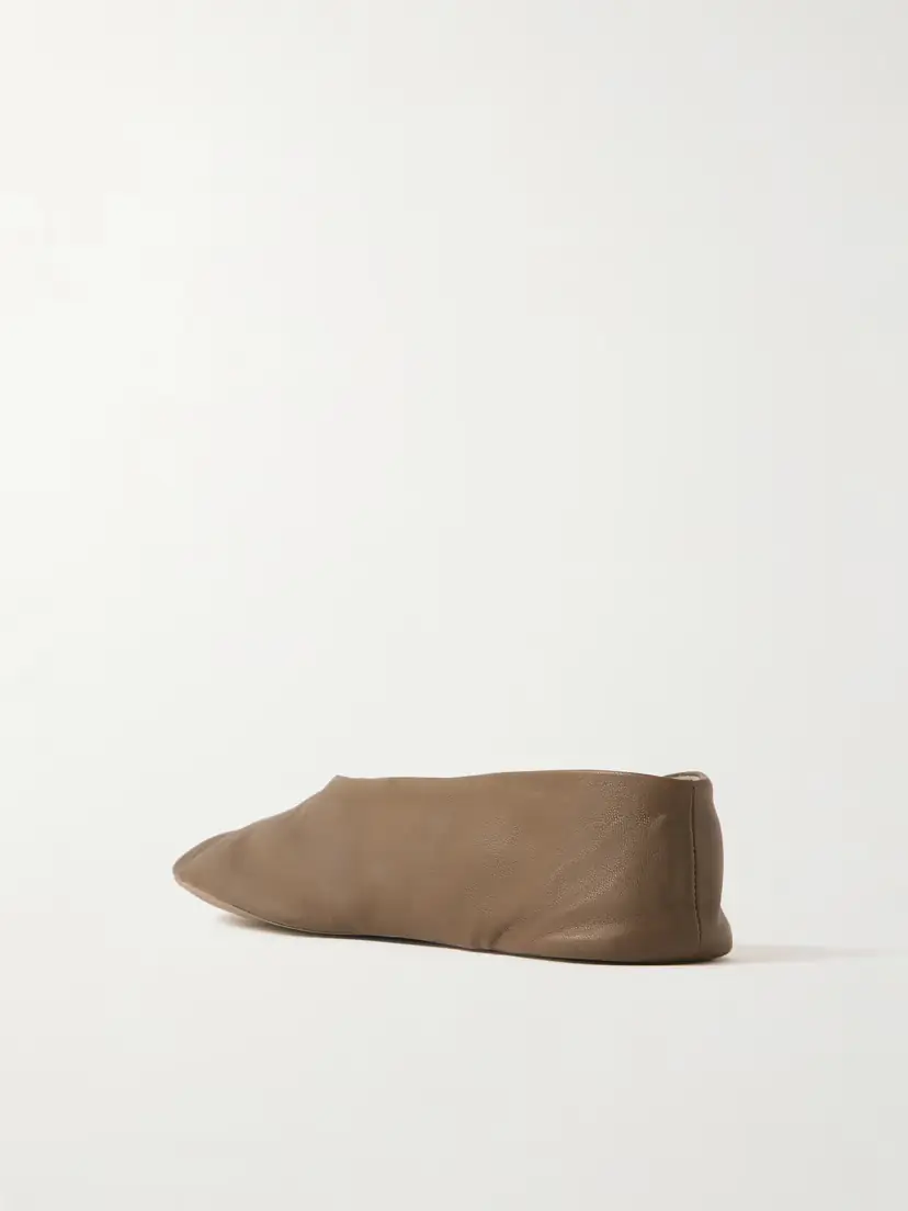 The Row Stella Leather Ballet Flats | Thumbnail 3 The Row Stella Leather Ballet Flats | Thumbnail 3