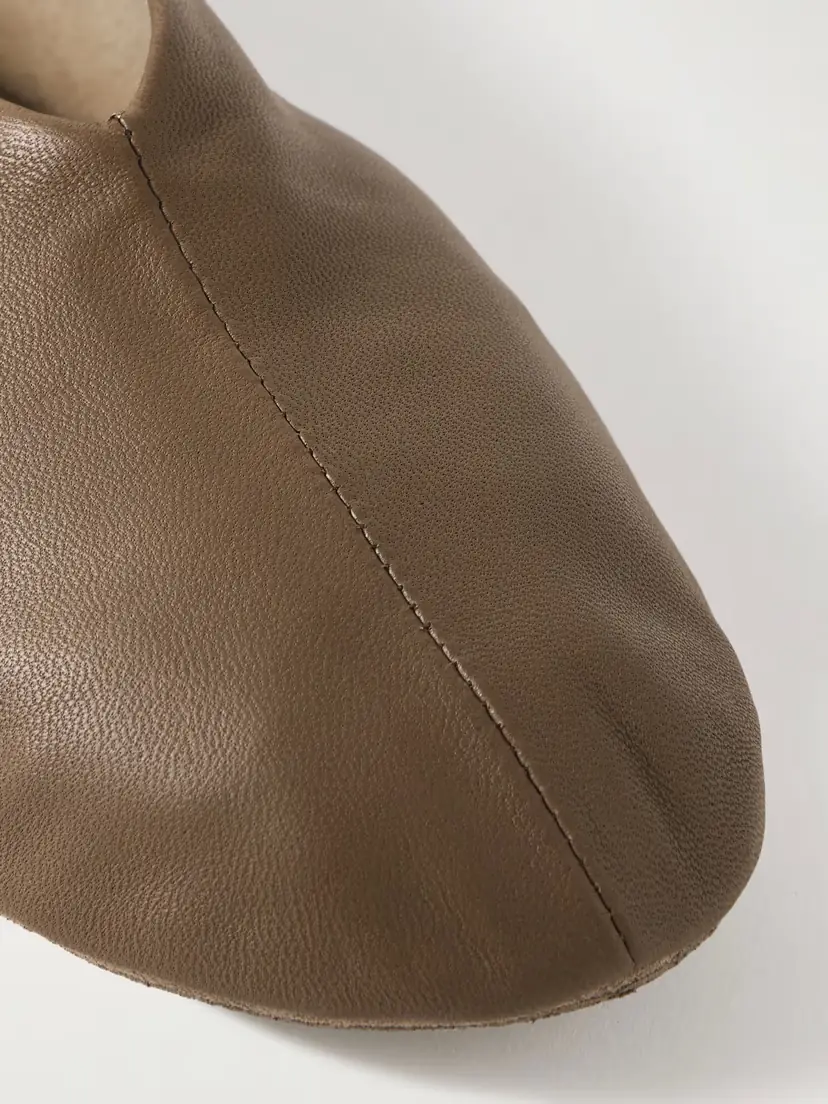 The Row Stella Leather Ballet Flats | Thumbnail 4 The Row Stella Leather Ballet Flats | Thumbnail 4