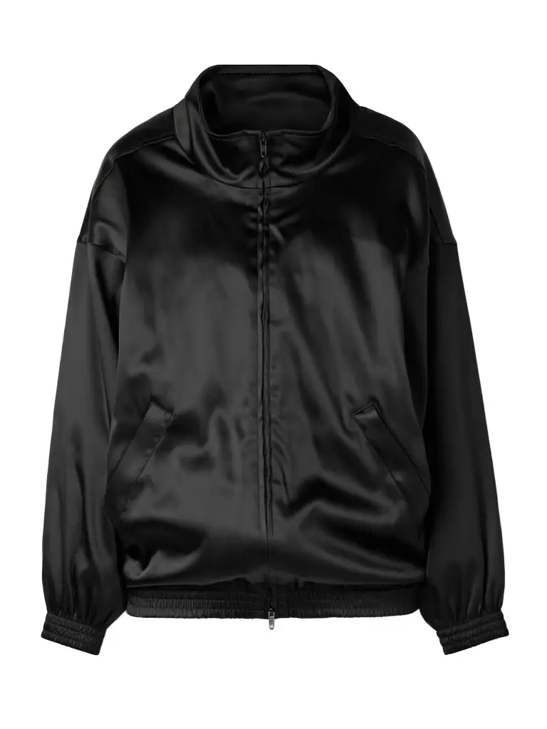 Satin Track Jacket Satin Track Jacket