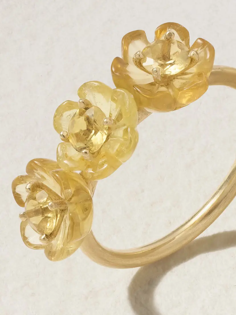 Irene Neuwirth Botanical 18-karat Gold Beryl Ring | Thumbnail 4 Irene Neuwirth Botanical 18-karat Gold Beryl Ring | Thumbnail 4
