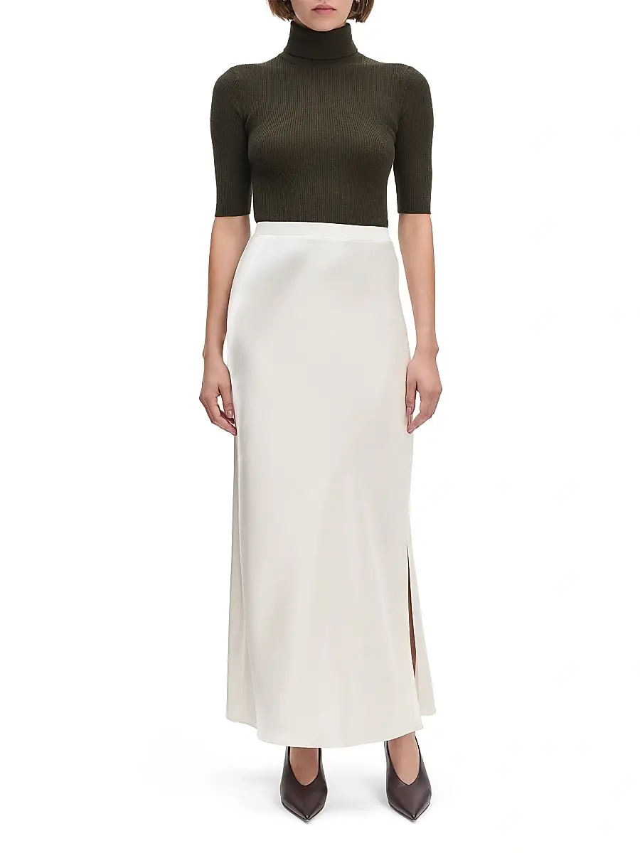 Favorite Daughter Women's The Josie Satin Maxi Skirt | Thumbnail 2 Favorite Daughter Women's The Josie Satin Maxi Skirt | Thumbnail 2