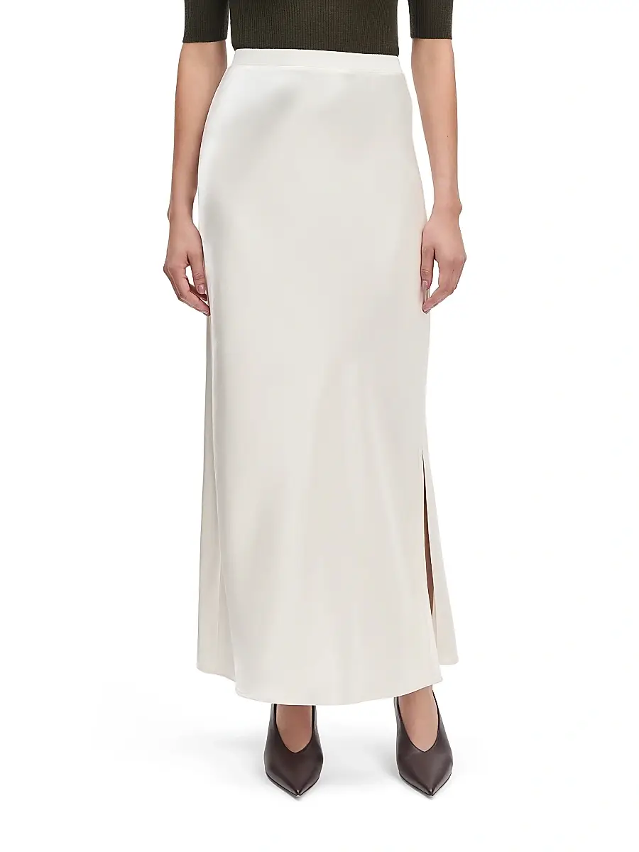 Favorite Daughter Women's The Josie Satin Maxi Skirt | Thumbnail 4 Favorite Daughter Women's The Josie Satin Maxi Skirt | Thumbnail 4