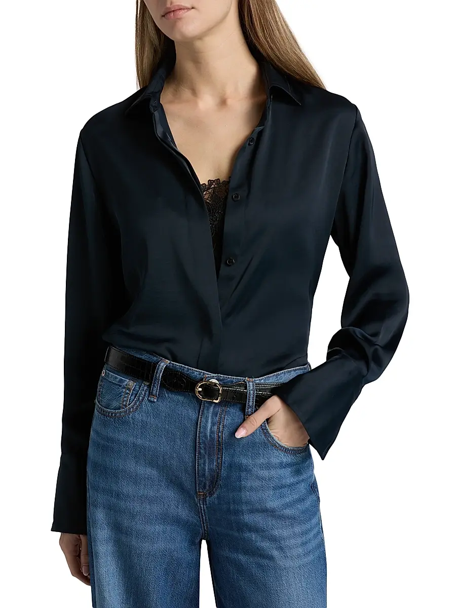 rag & bone Women's Venus Popover Blouse | Thumbnail 3 rag & bone Women's Venus Popover Blouse | Thumbnail 3
