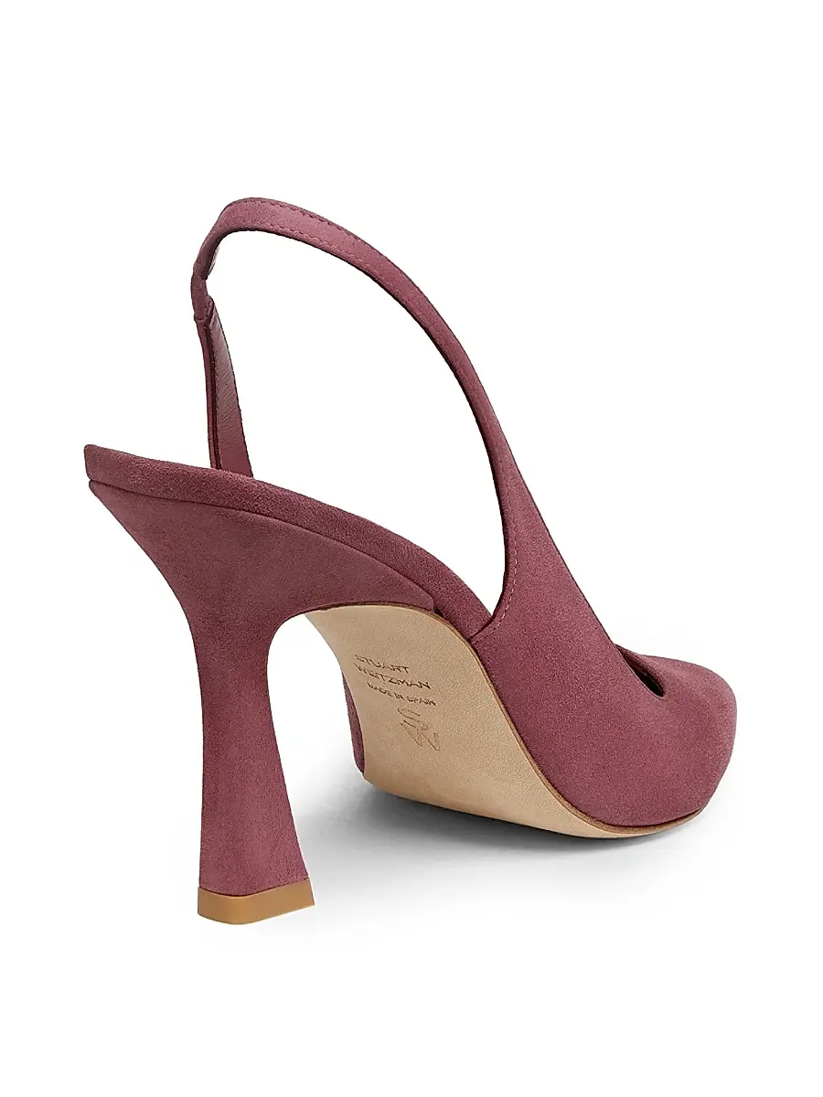 Stuart Weitzman Women's Vinnie 85MM Suede Pumps | Thumbnail 3 Stuart Weitzman Women's Vinnie 85MM Suede Pumps | Thumbnail 3