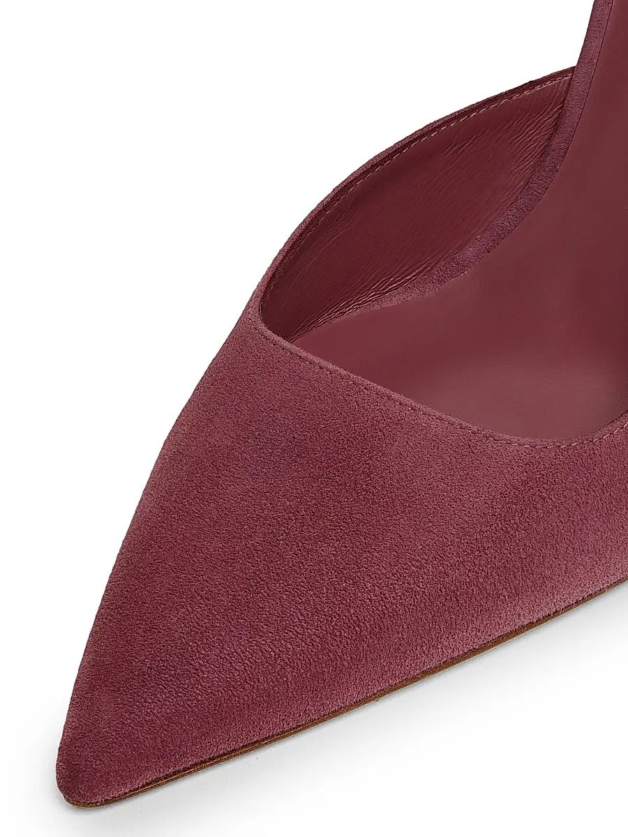 Stuart Weitzman Women's Vinnie 85MM Suede Pumps | Thumbnail 6 Stuart Weitzman Women's Vinnie 85MM Suede Pumps | Thumbnail 6