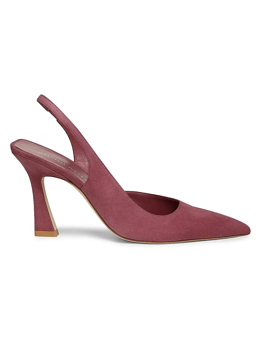 Stuart Weitzman Women's Vinnie 85MM Suede Pumps