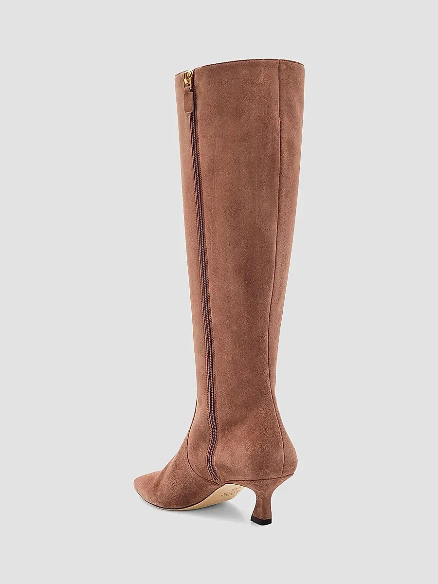 Stuart Weitzman Women's Vinnie 50MM Suede Boots | Thumbnail 4 Stuart Weitzman Women's Vinnie 50MM Suede Boots | Thumbnail 4