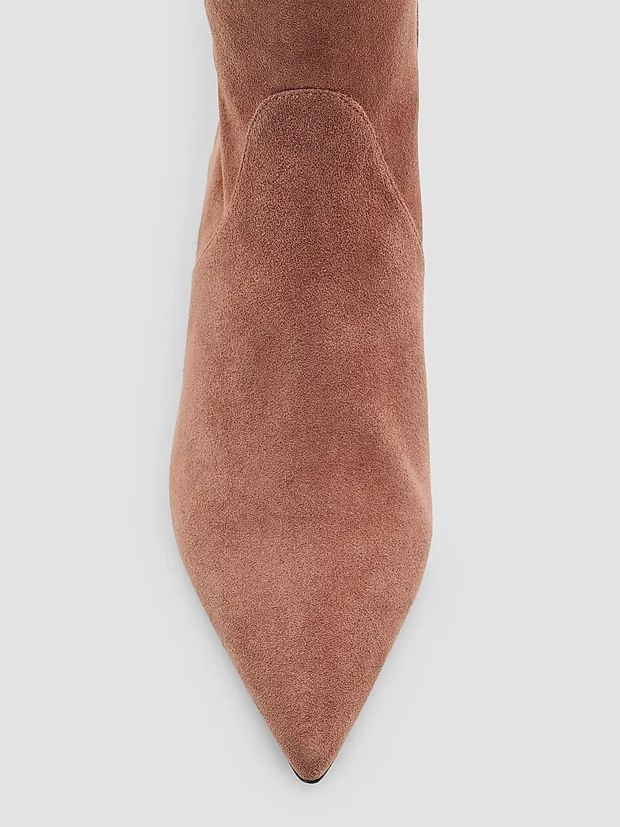Stuart Weitzman Women's Vinnie 50MM Suede Boots | Thumbnail 5 Stuart Weitzman Women's Vinnie 50MM Suede Boots | Thumbnail 5