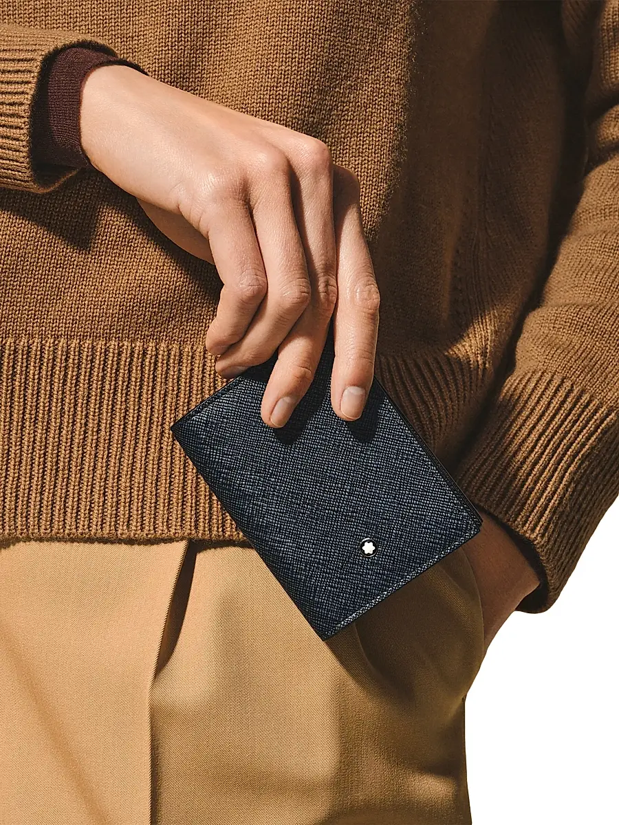 Montblanc Men's Sartorial Leather Card Case | Thumbnail 2