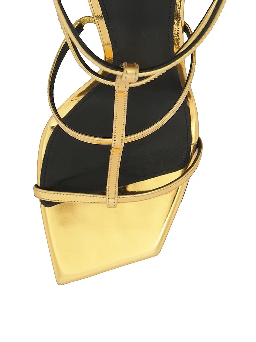 Alexandre Birman Women's Amanda 100MM Patent Leather Sandals | Thumbnail 5 Alexandre Birman Women's Amanda 100MM Patent Leather Sandals | Thumbnail 5
