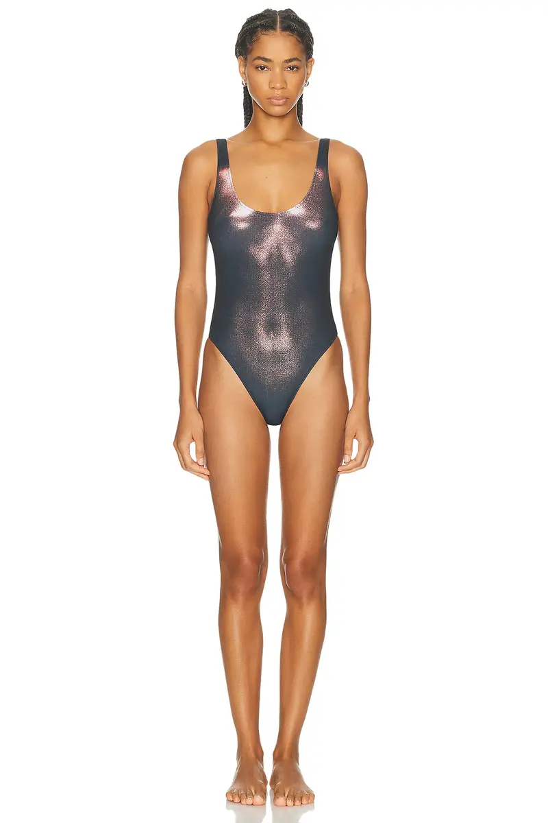 Jean Paul Gaultier Body Dust Printed One Piece Swimsuit | Image 1 Jean Paul Gaultier Body Dust Printed One Piece Swimsuit | Image 1