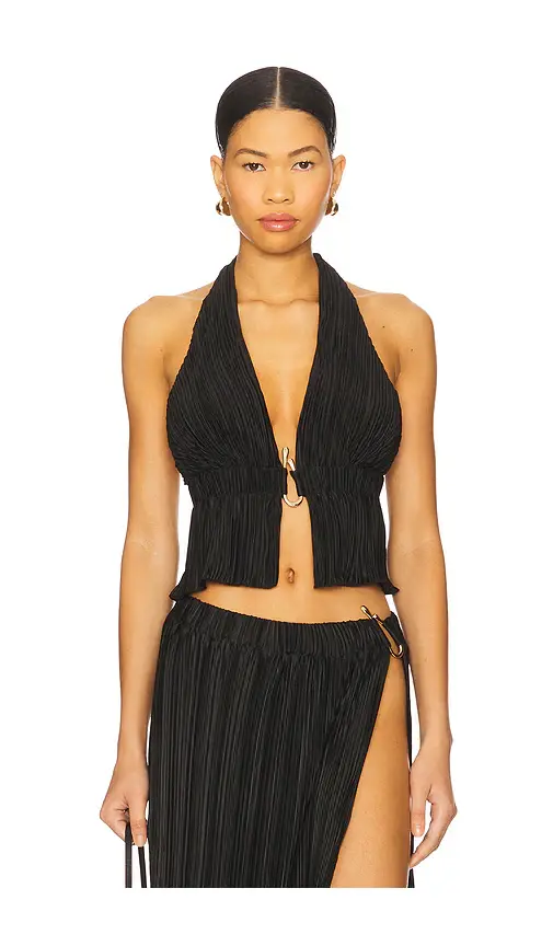 4th & Reckless Daisy Halter Neck Detail Top | Image 1 4th & Reckless Daisy Halter Neck Detail Top | Image 1
