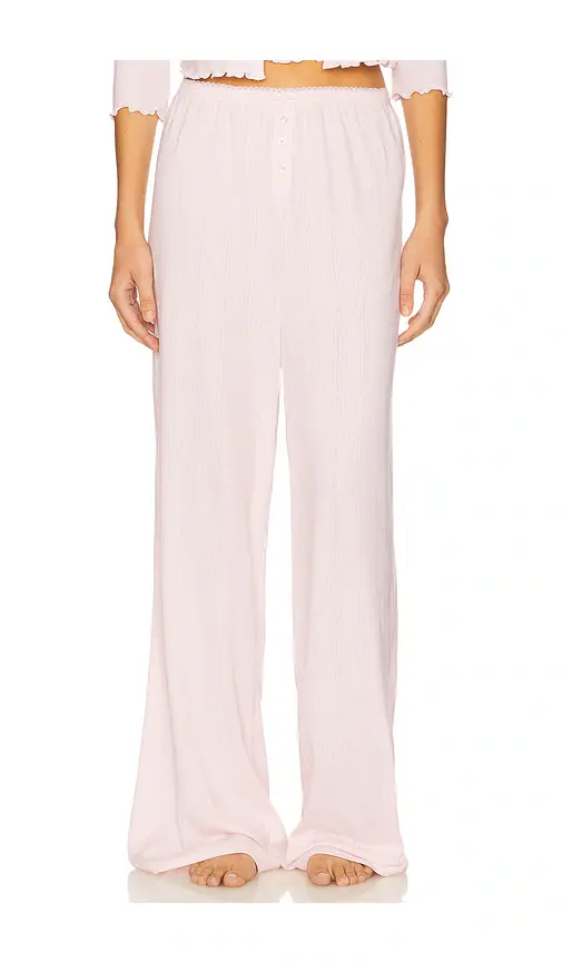 For Love & Lemons Elliana Wide Leg Pant
