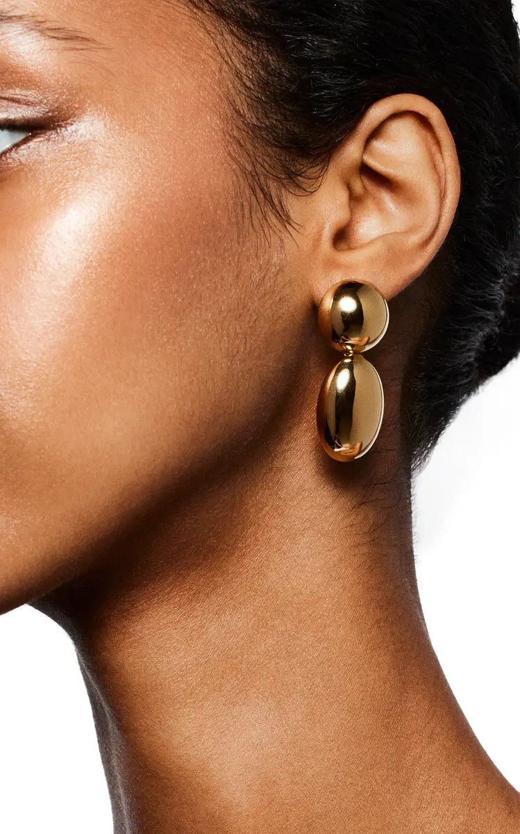 LIÉ STUDIO The Klara 18k Gold-Plated Earrings | Thumbnail 3
