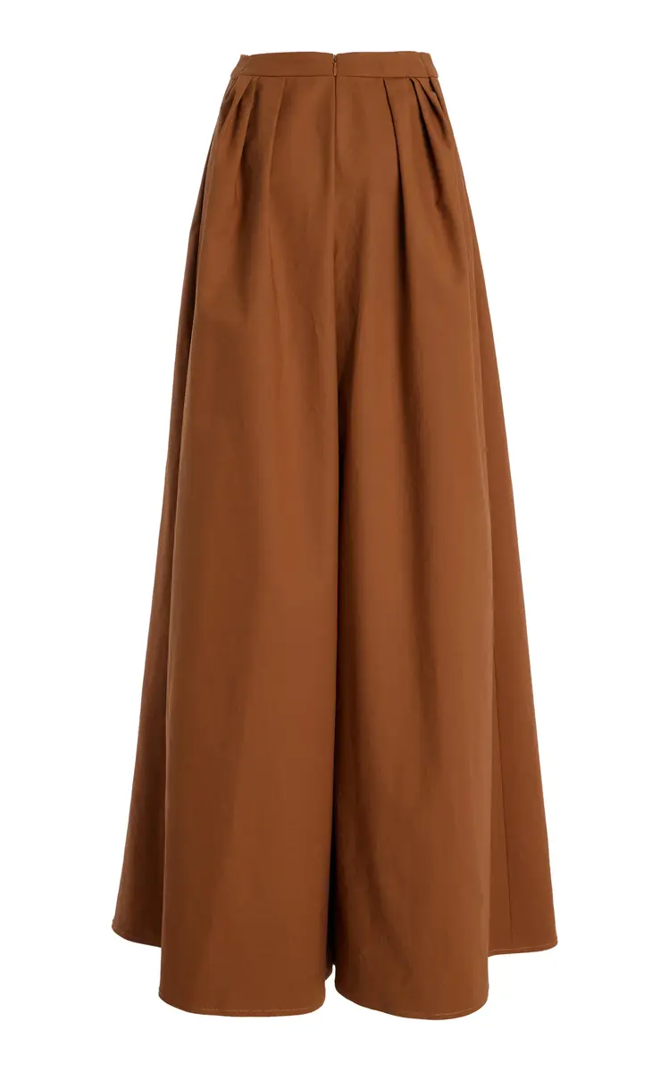 Carolina Herrera Stretch-Cotton Palazzo Pants | Thumbnail 12