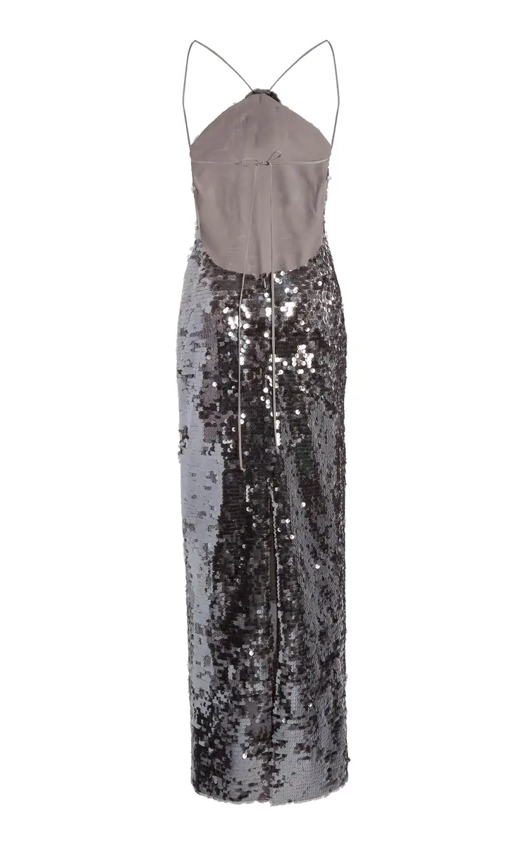 Magda Butrym Floral-Appliquéd Sequinned Gown | Thumbnail 5