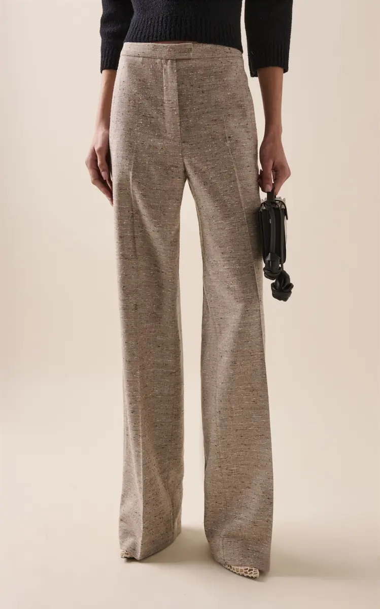Magda Butrym Silk-Blend Flared Pants | Thumbnail 3