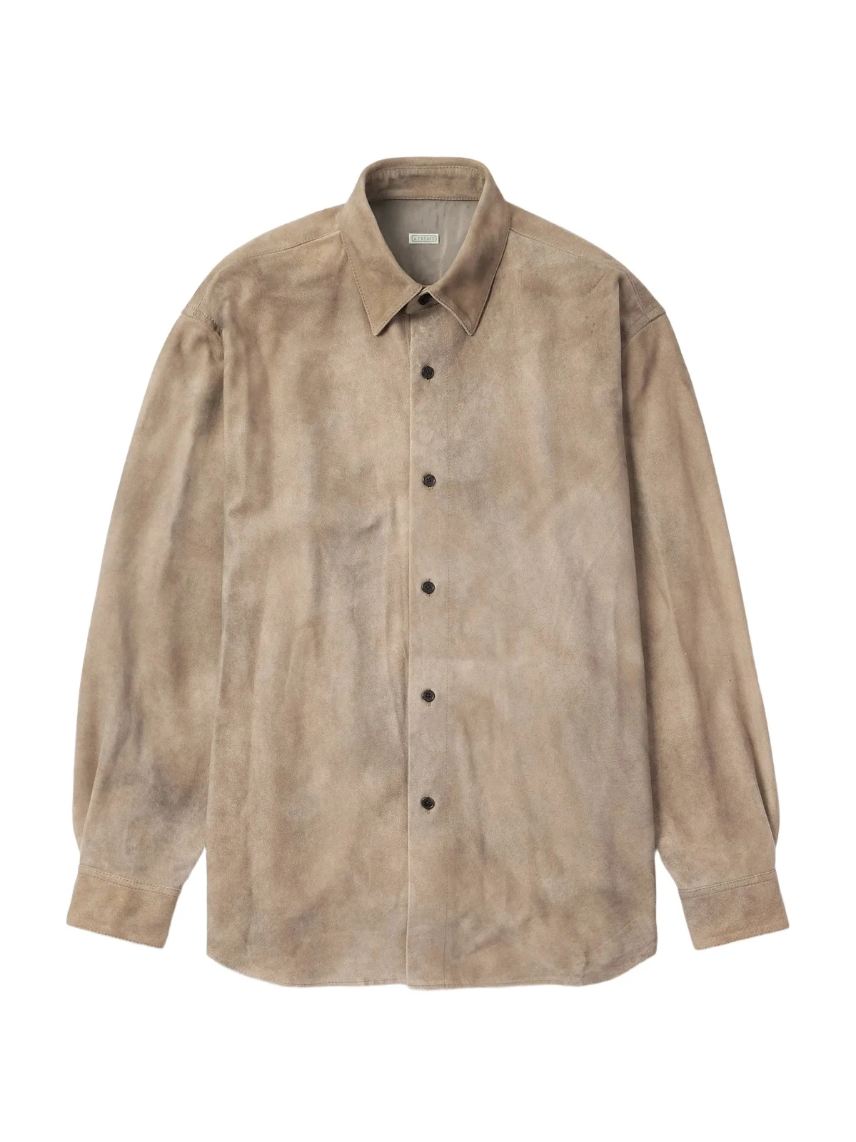Distressed Suede Shirt Jacket - Men