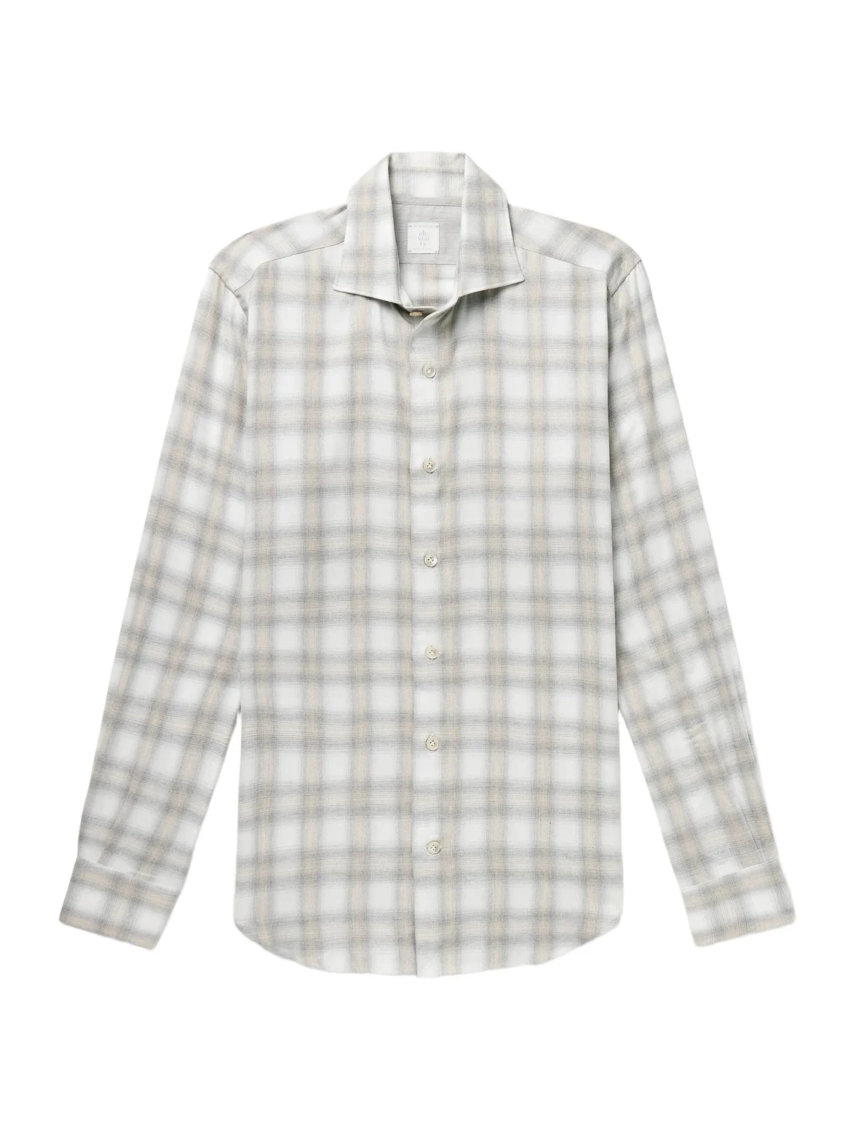 Checked Cotton and Lyocell-Blend Flannel Shirt - Men