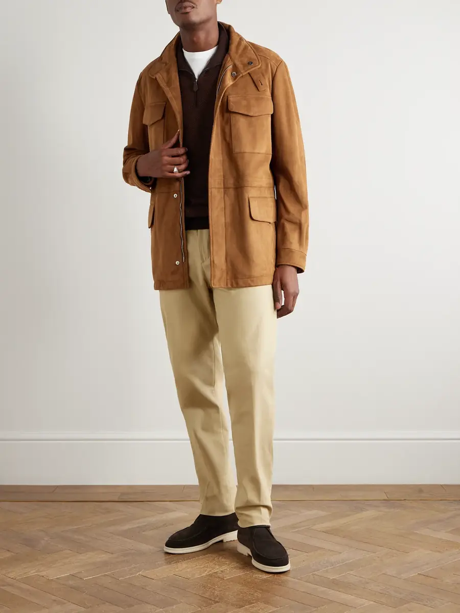 Loro Piana Carlo Hyannis Tapered Cotton-Blend Trousers - Men | Thumbnail 2 Loro Piana Carlo Hyannis Tapered Cotton-Blend Trousers - Men | Thumbnail 2