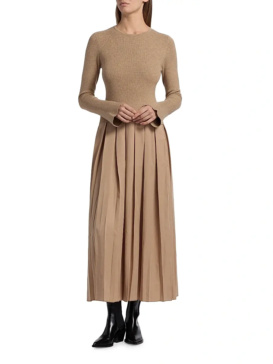 dh New York Women's Meryl Pleated Maxi Dress | Thumbnail 2 dh New York Women's Meryl Pleated Maxi Dress | Thumbnail 2